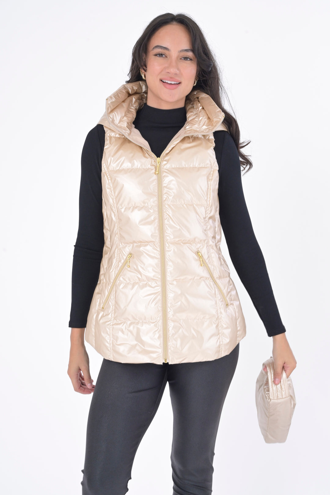 Cosmic Metallic Down Vest