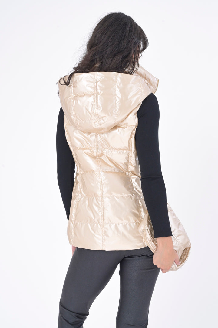 Cosmic Metallic Down Vest