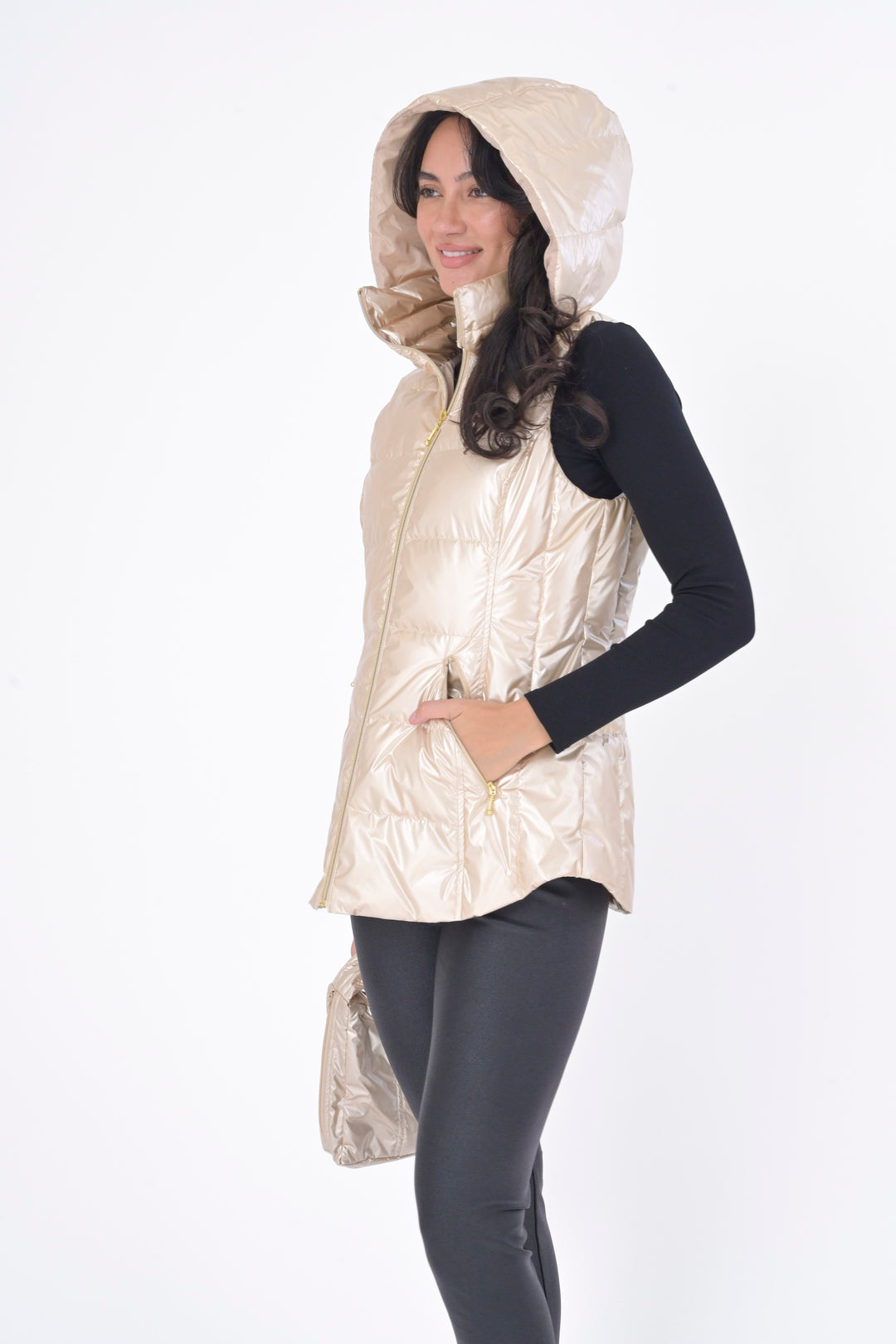 Cosmic Metallic Down Vest