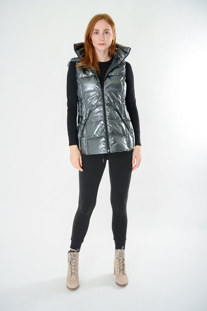 Cosmic Metallic Down Vest