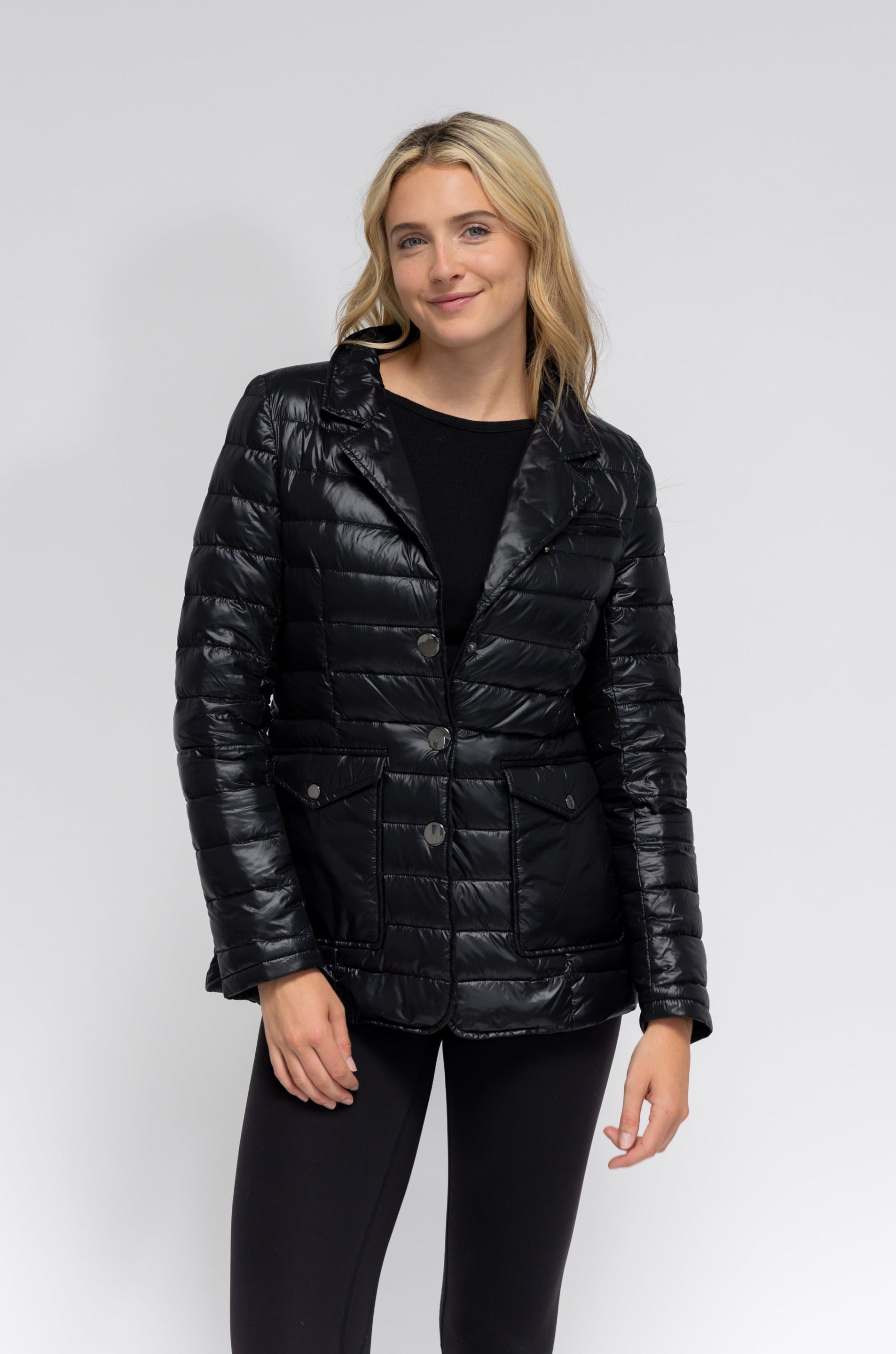 Quilted blazer clearance jacket