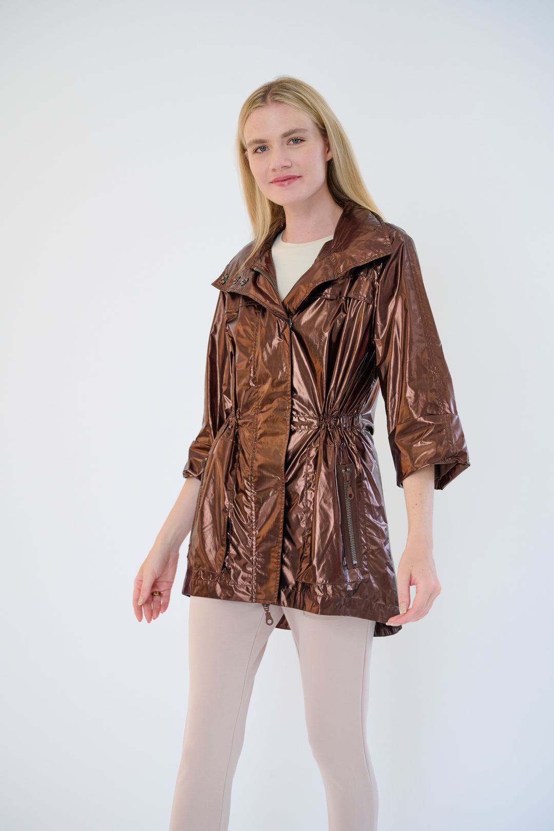 Metallic Rain Jacket