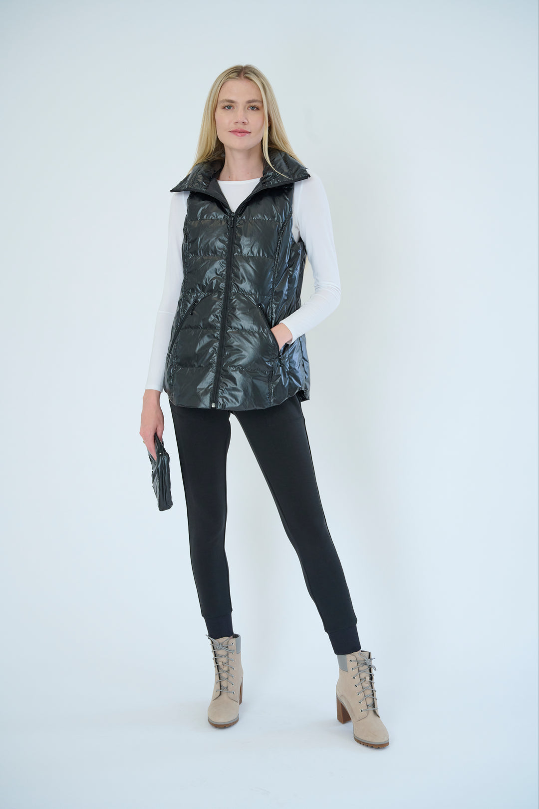 Cosmic Metallic Down Vest