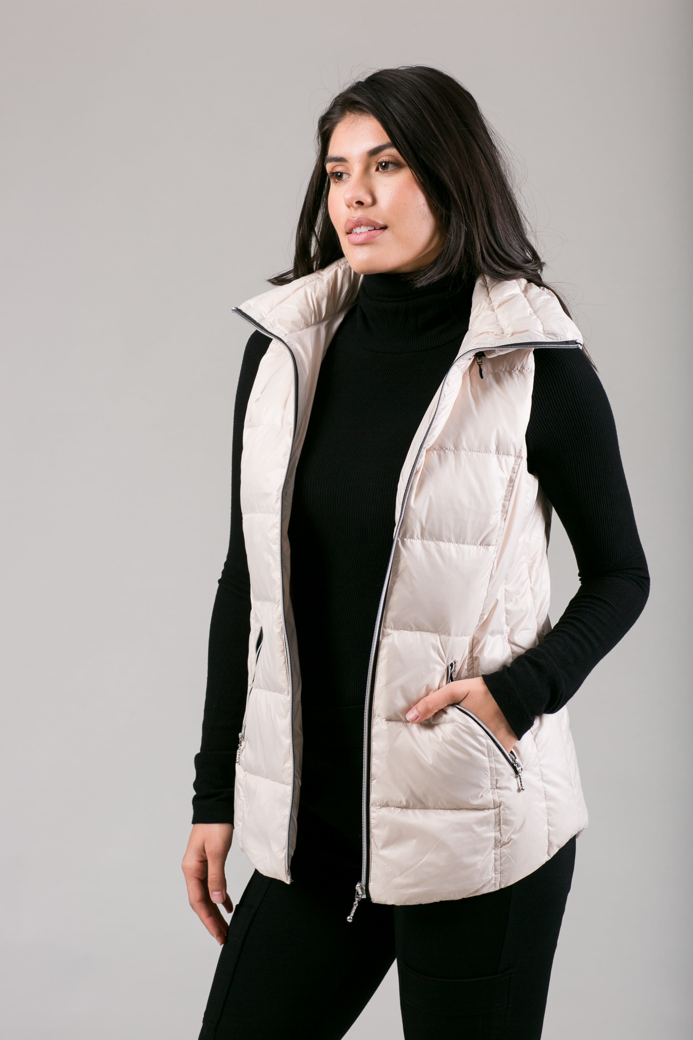 Short Hooded Quilted Vest – MyAnorak