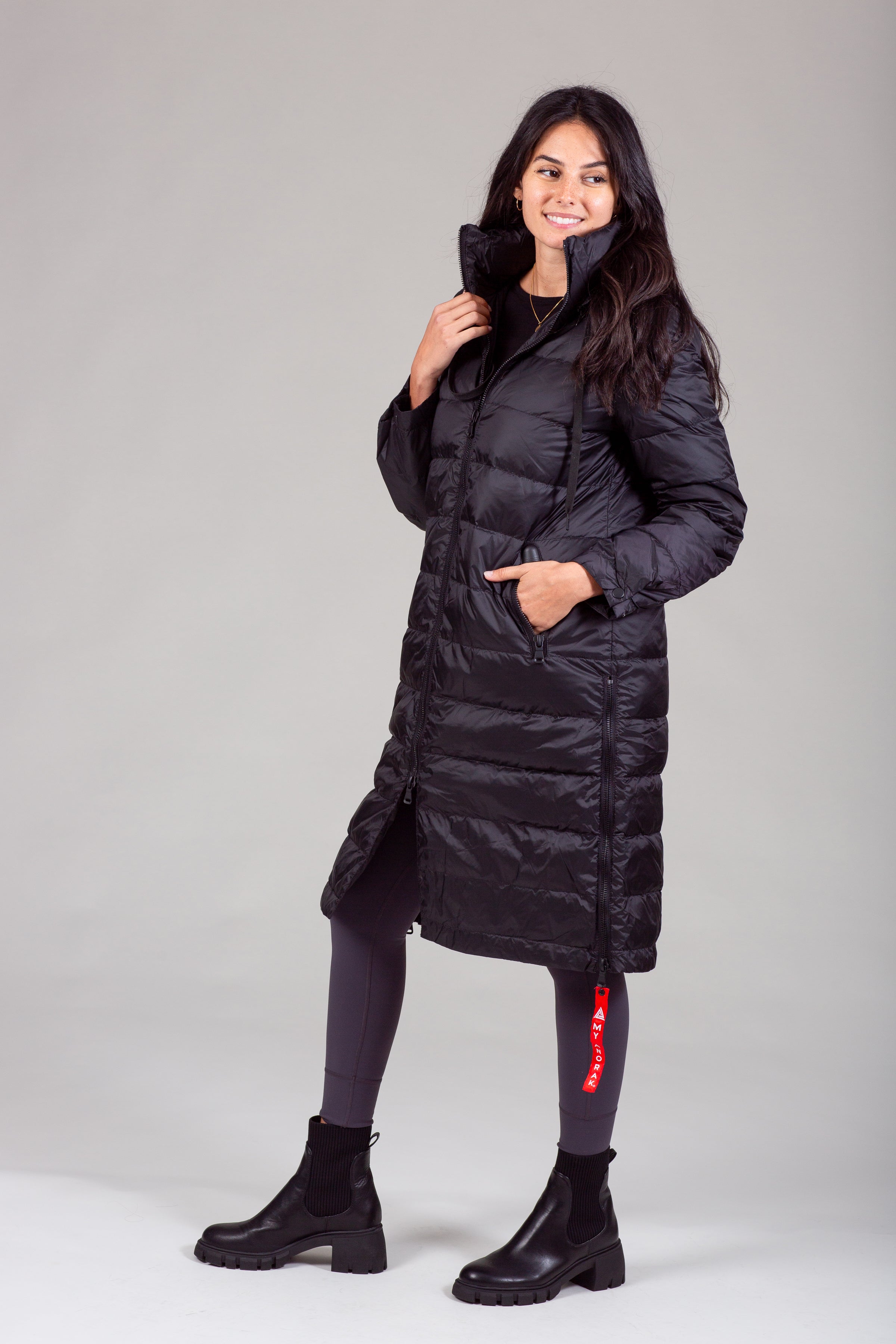 Women's Trench Coat - Quilted Hooded Coat – MyAnorak