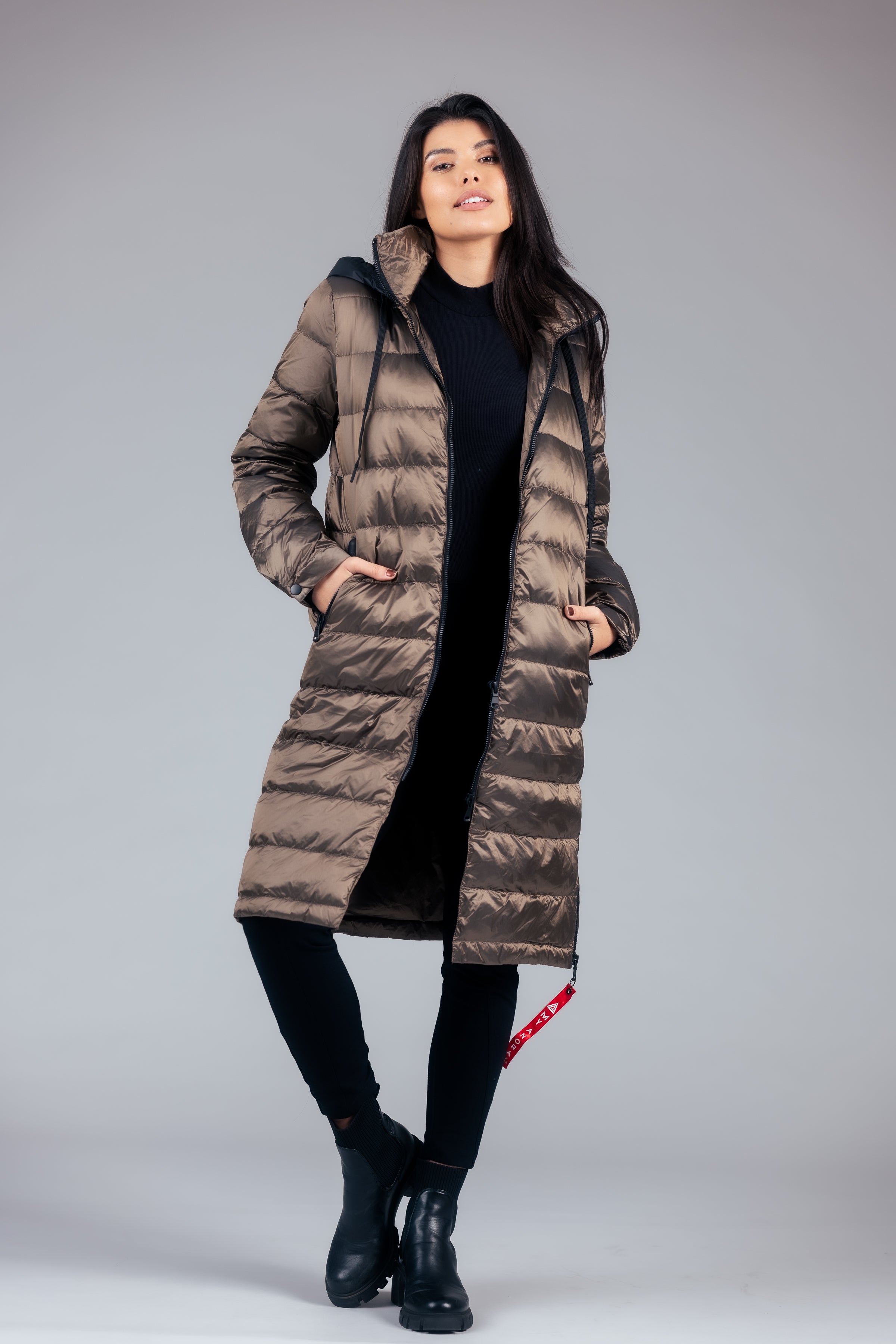Women's Trench Coat - Quilted Hooded Coat – MyAnorak