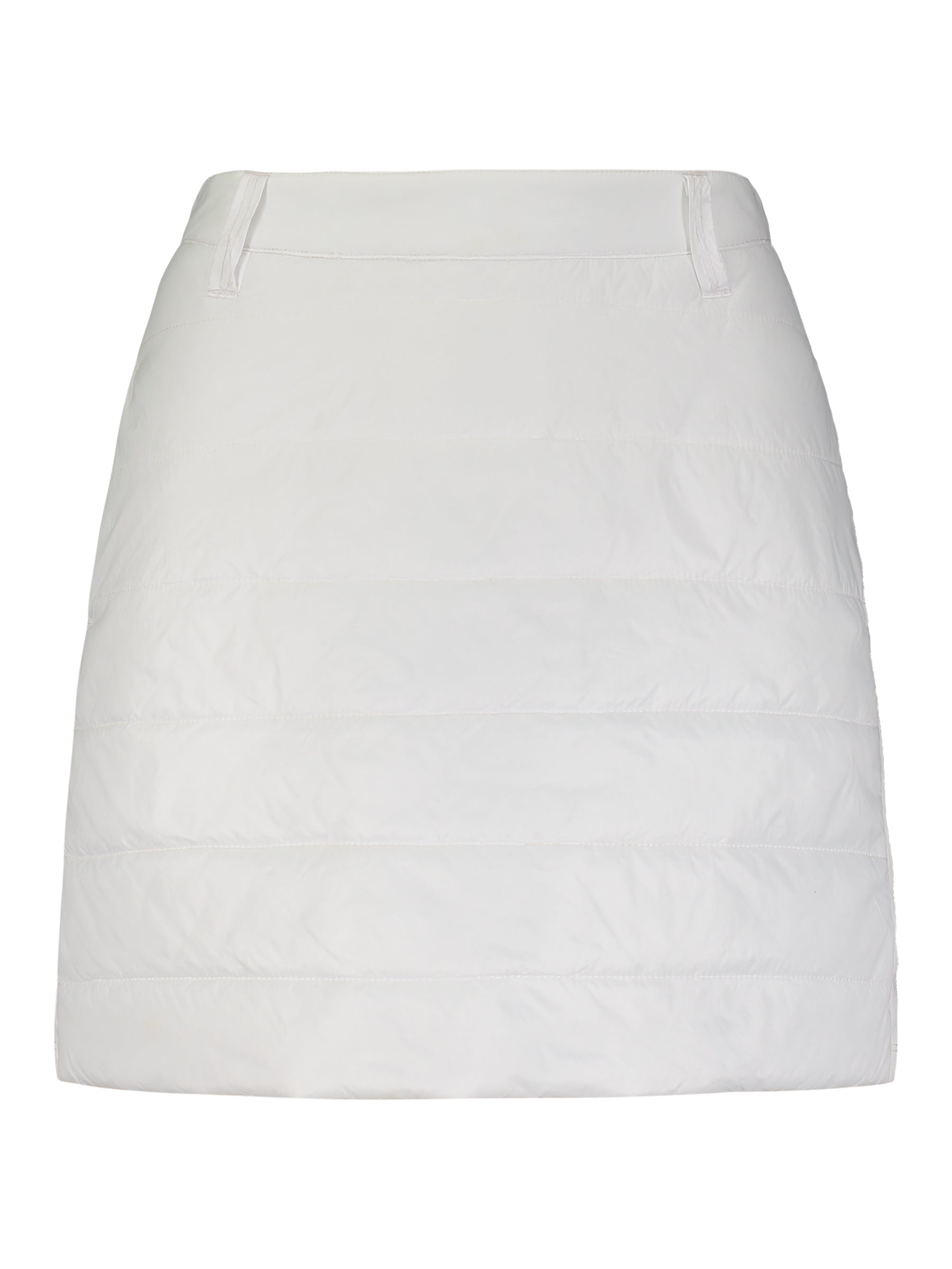 White quilted 2024 mini skirt