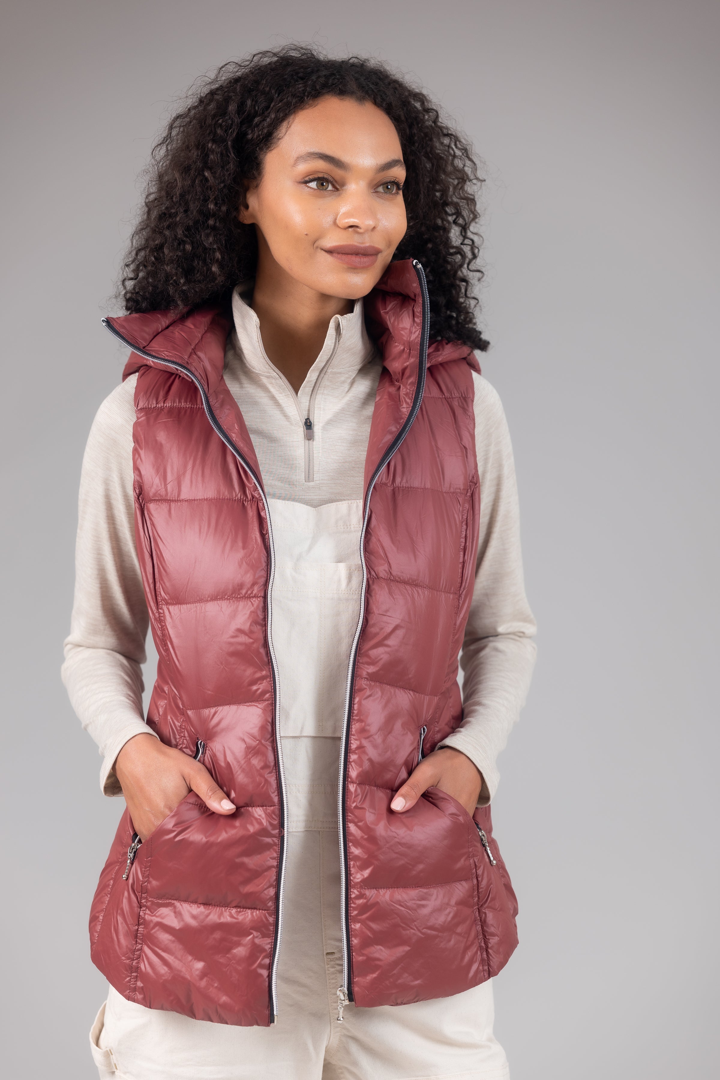 Short Hooded Quilted Vest – MyAnorak