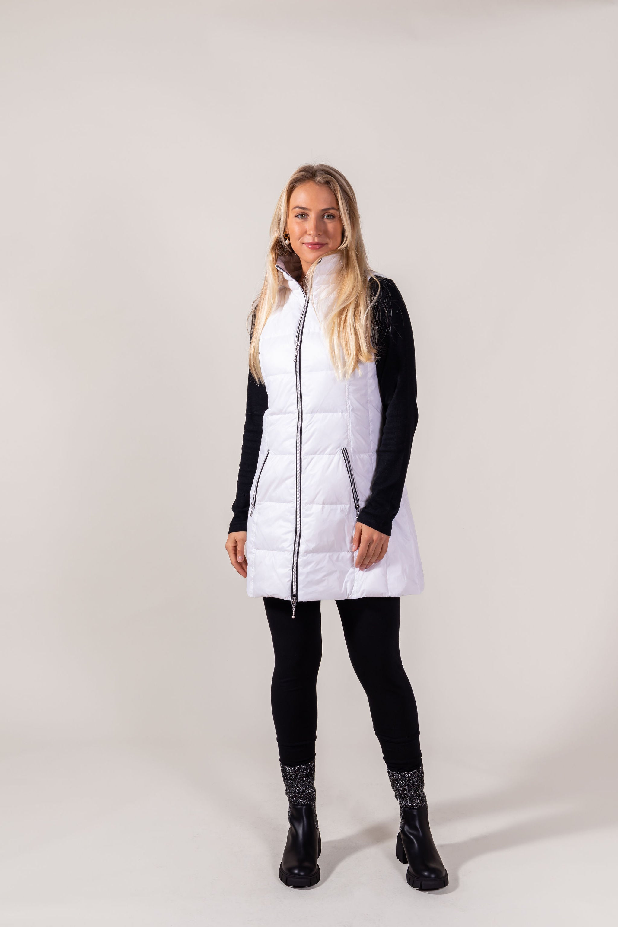 Long Nylon Down Vest – MyAnorak